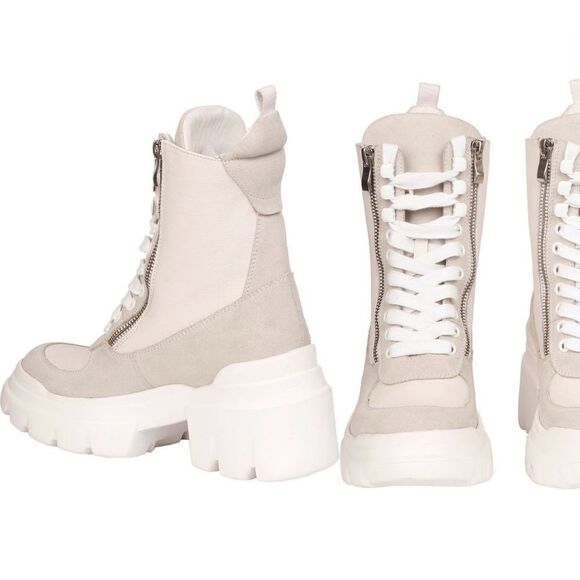 Saint G Kendall combat boots off white size 10 NWB - Picture 6 of 7